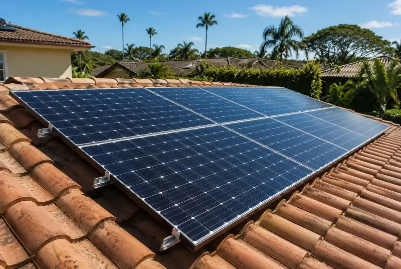 Installation de panneaux solaires à Méharin